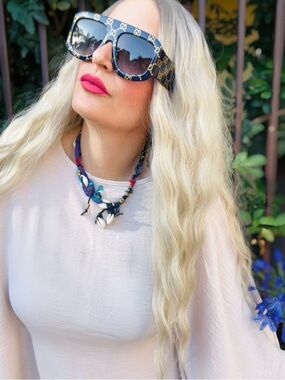 CLASSIC CUT LUXURY CREPE TAN NUDE KAFTAN